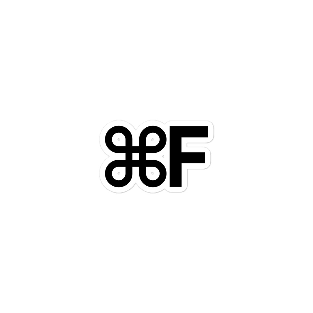 ⌘F Stickers - Image 3