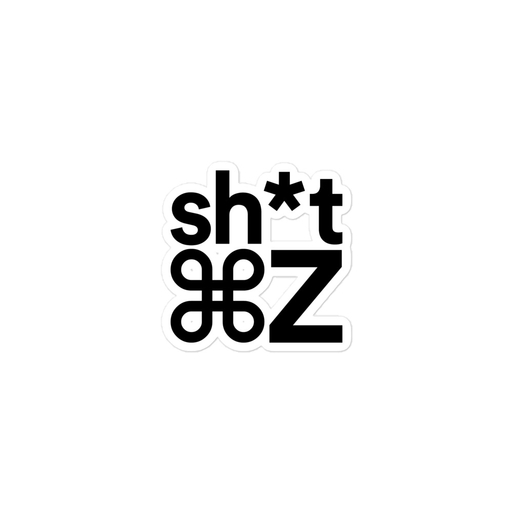 Sh*t ⌘Z Sticker - Image 3