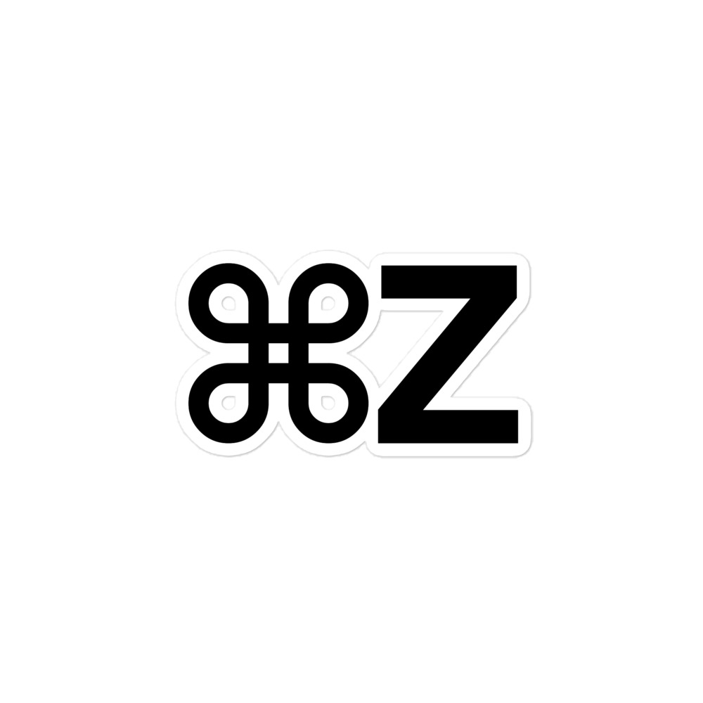 ⌘Z Sticker - Image 5