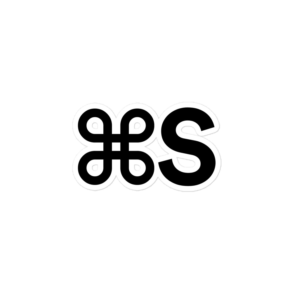 ⌘S Sticker - Image 5