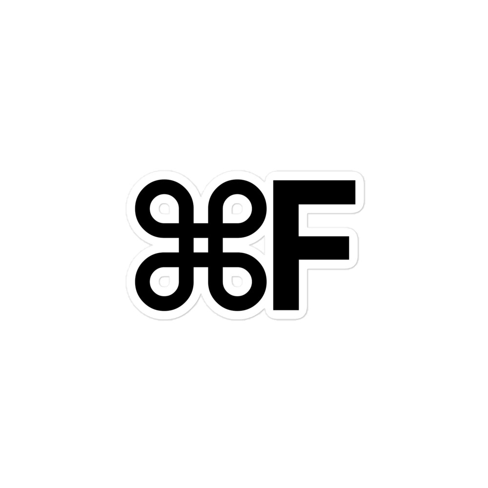 ⌘F Stickers - Image 5